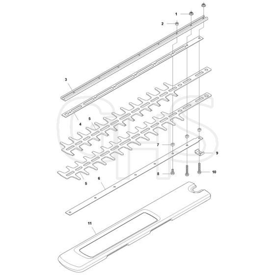 McCulloch SuperLite 4528 - 9666933-01 - 2012-02 - Mower Deck - Cutting Deck Parts Diagram