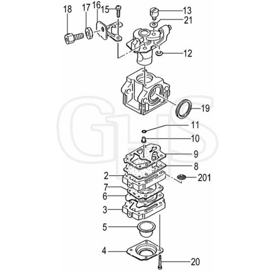 Tanaka TBC-270SF - Carburettor