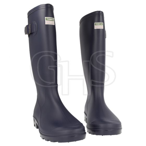 Town & Country Burford Navy Size 5 Wellington Boots - TFW5761