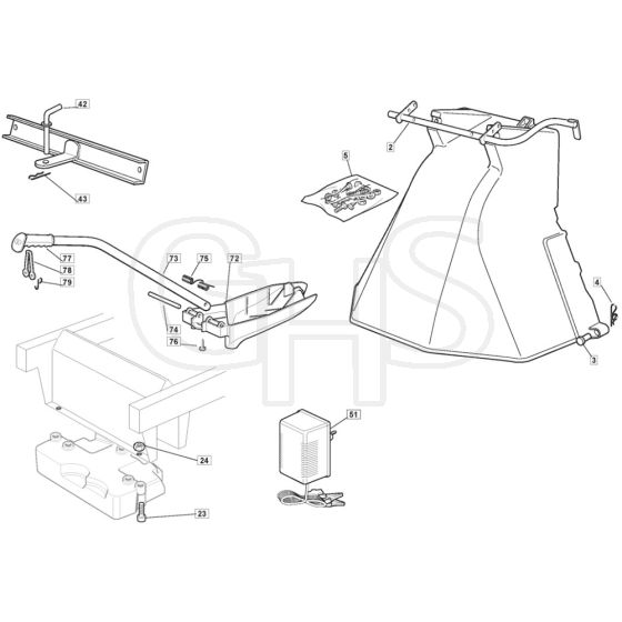 TM 15 36 - 2010 - 2T0320433/M10 - Mountfield Ride On Mower Options Diagram