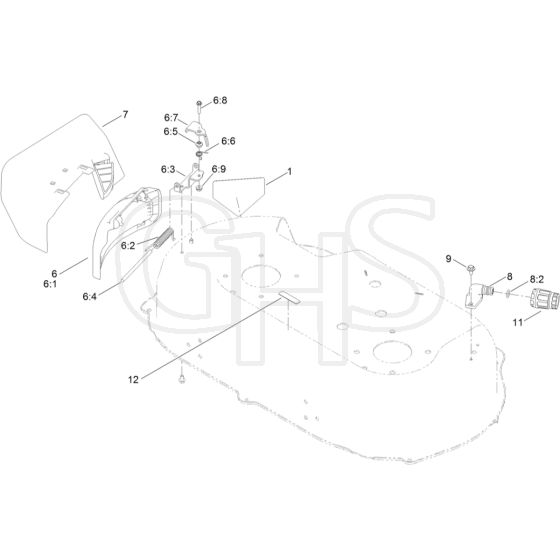 Side Discharge Chute Assembly