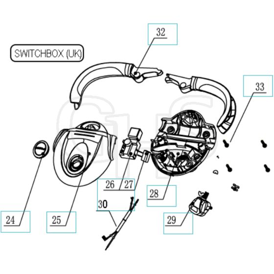 Flymo Turbo Lite 270 - 2019-01 - Lawn Mower Assembly (1)