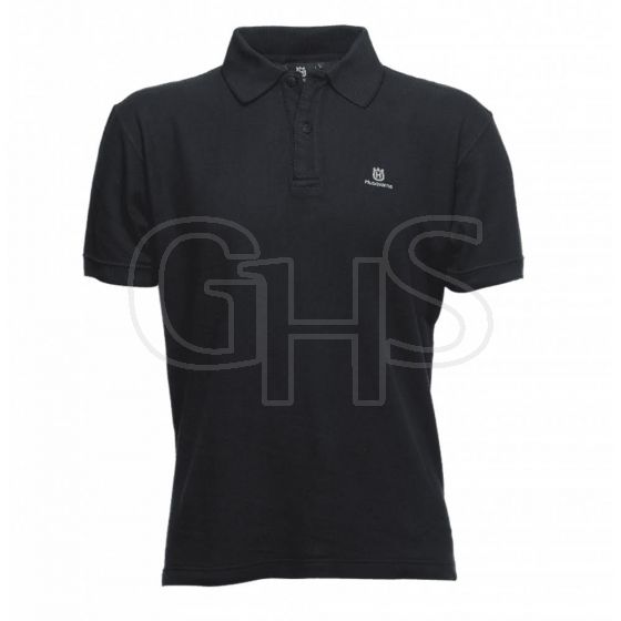 Genuine Husqvarna Mens Polo Shirt (Small) - 101 63 80-48