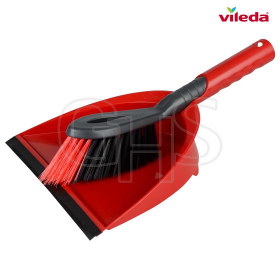 Vileda 2 In 1 Dustpan and Brush - 141742