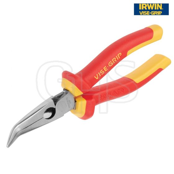 IRWIN High Leverage Bent Nose Pliers VDE 200mm (8in) - 10505870