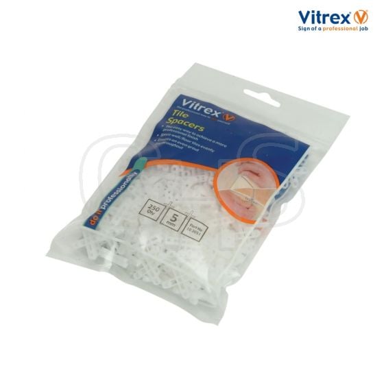 Vitrex Floor Tile Spacers 4mm Pack of 250 - 102041