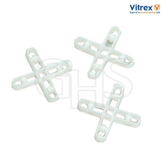 Vitrex Floor Tile Spacers 5mm Pack of 100 - 102050