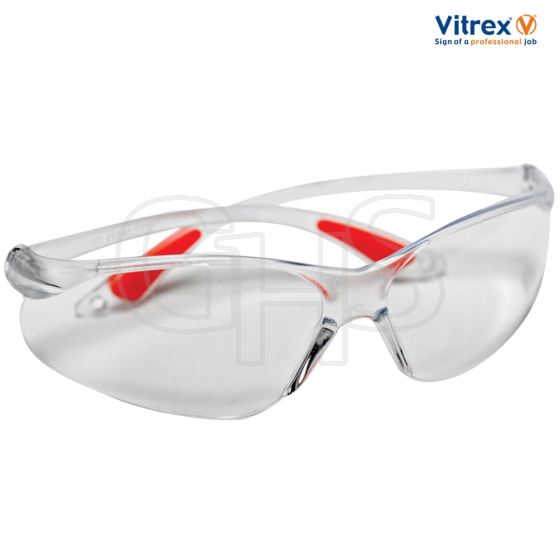 Vitrex Premium Safety Glasses - Clear - 332108