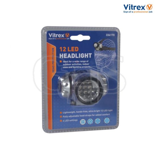 Vitrex 334170 Headlamp 12 LED - 334170