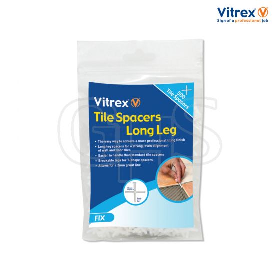 Vitrex Long Leg Spacer 5mm Pack of 500 - LLS5500