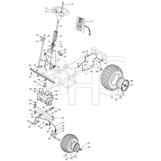 Cobra XE966HDB - Tractor Steering Diagram