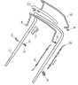 HW460 PD - 2010 - 299486823/AXL - Mountfield Rotary Mower Upper Handle Diagram