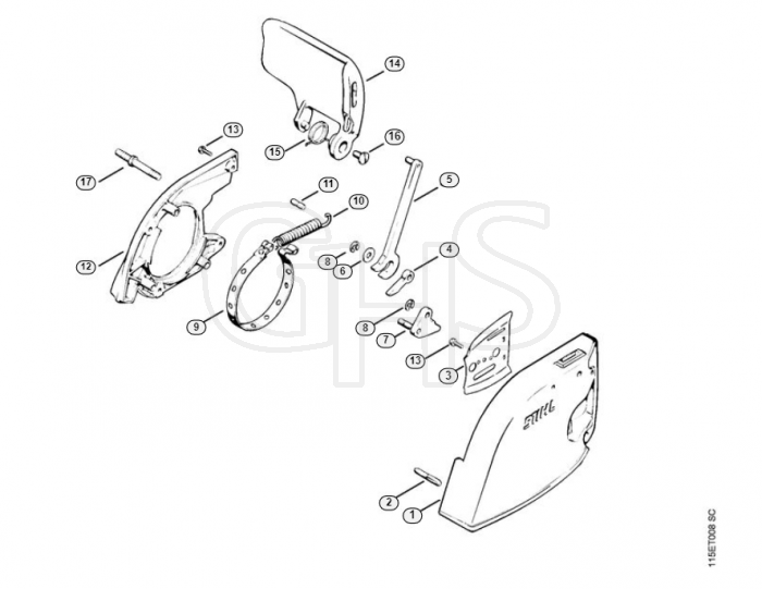 Stihl 045 Av Chain Brake - E-Group