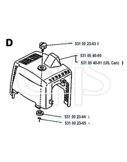 Husqvarna 120 L - Cylinder Cover