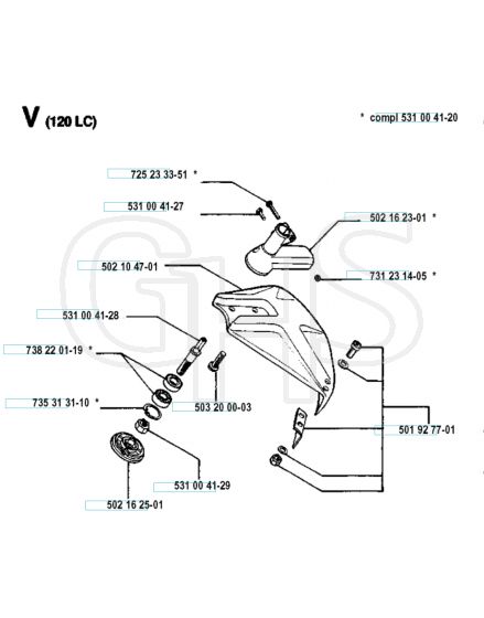 Husqvarna 120 Lc - Bevel Gear 2