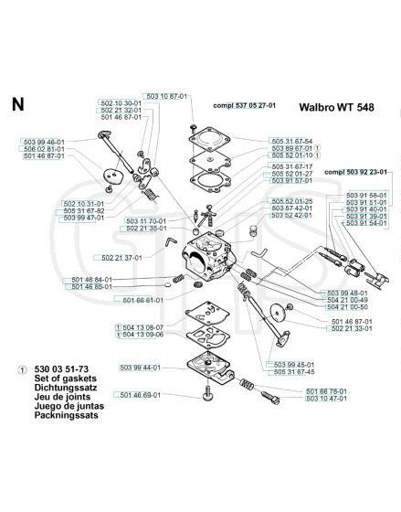 Husqvarna 227R - 1999-2000 - Carburetor Details
