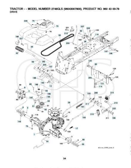 Deck Blade Belt Kit Combo For Husqvarna 2348LS 2748GLS GTH2448T