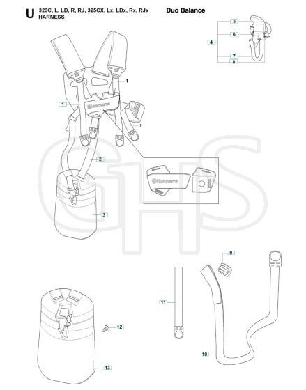 Husqvarna 325 Lx - Harness
