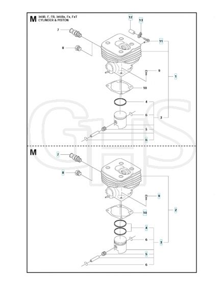 Husqvarna 343R - Cylinder Piston