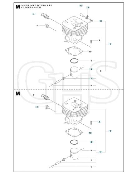 Husqvarna 345R - Cylinder Piston