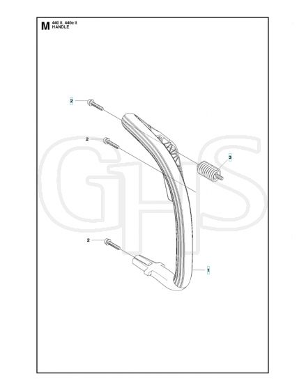 Husqvarna 440EII - Handle