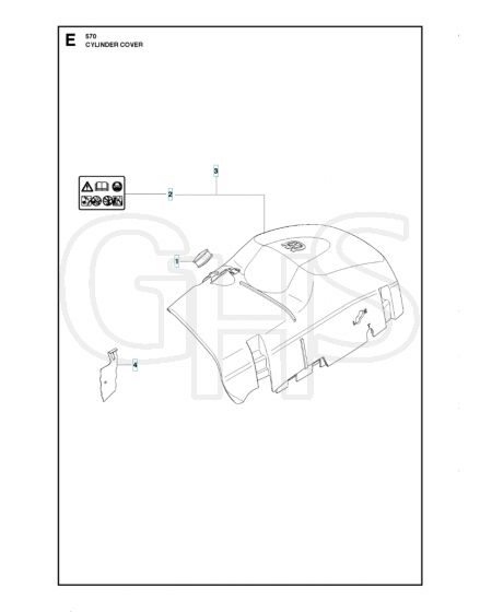 Husqvarna 570 - 2011-Current - Cylinder Cover
