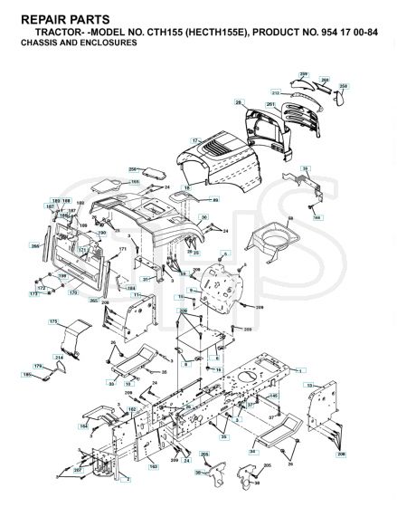 Husqvarna Cth155 - Chassis & Enclosures