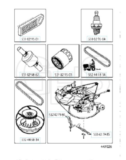 Husqvarna Cth 174 Frequently Used Parts GHS — free download
