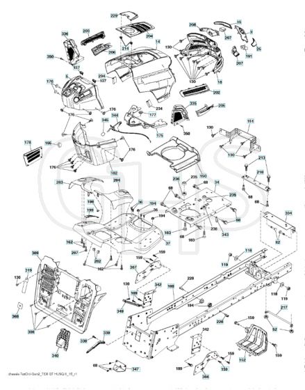 Husqvarna Cth 224T - Chassis & Frame