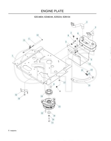 Husqvarna Ez6124 - Engine Plate