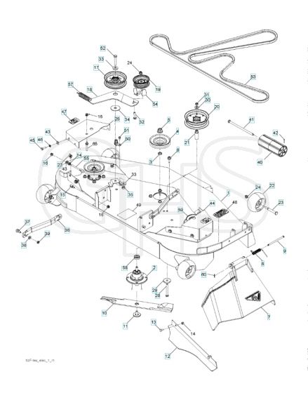 Husqvarna Gth26V52Ls - Mower Deck & Cutting Deck