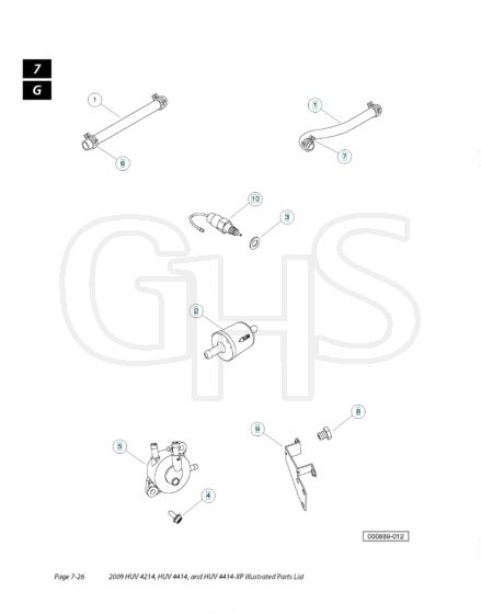 Husqvarna HUV4214 - Fuel System