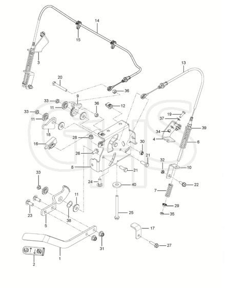 Husqvarna Mz5225 Zt - Parking Brake