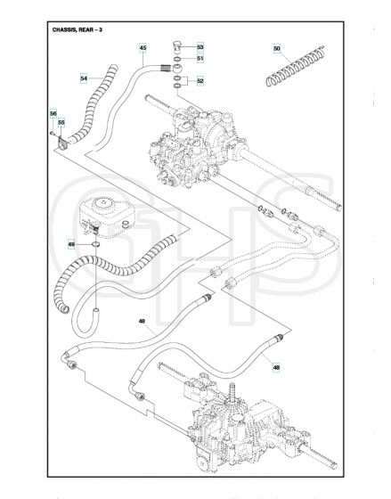 Husqvarna R 214T AWD - Chassis Rear 3