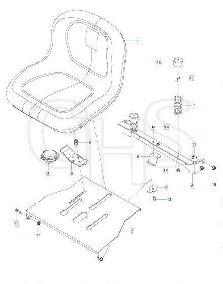 Husqvarna Rz3016 Ca - Seat
