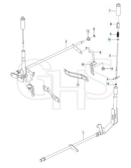 Husqvarna Rz4222 Tf - Brake / Rear Mower Lift