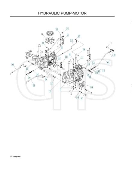 Husqvarna Rz4620 - Hydraulic Pump