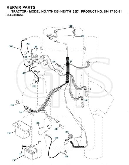 Husqvarna Yth135 - Electrical