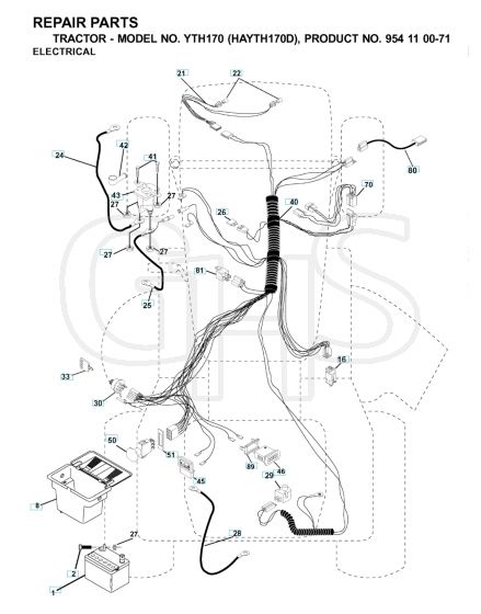 Husqvarna Yth170 - Electrical