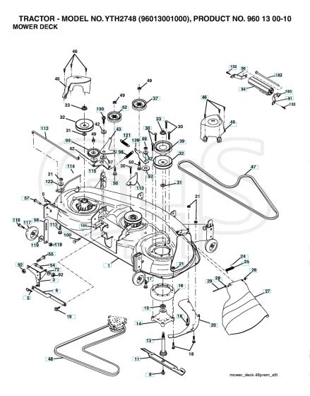 Husqvarna Yth2748 - Mower Deck & Cutting Deck