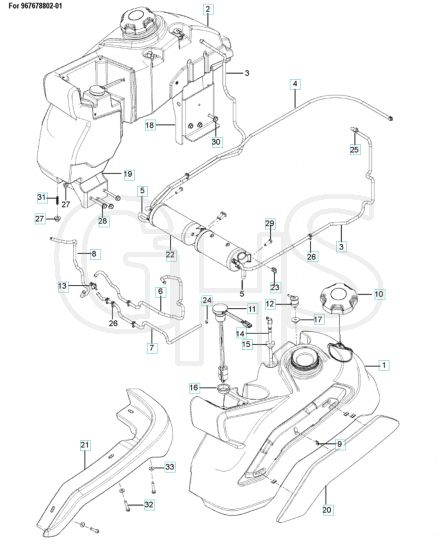Husqvarna Z560 X - Fuel System 2