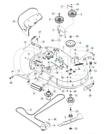 Husqvarna Z 242F - Mower Deck & Cutting Deck