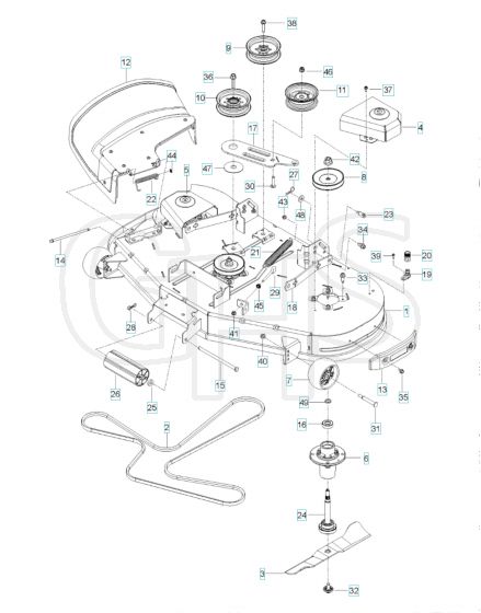 Husqvarna Z 248F - Mower Deck & Cutting Deck