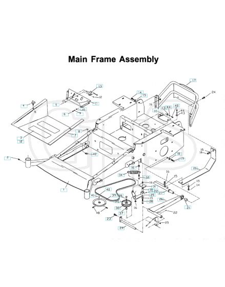 Husqvarna Zth5225Koa - Chassis & Frame
