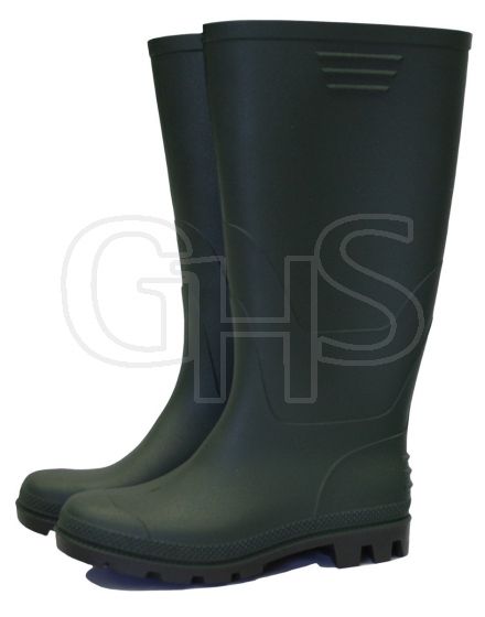 Town & Country Essential Full Length Green Size 9 Wellington Boots - TFW824