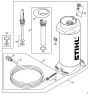 Genuine Stihl TS350 / R - Pressurized water tank