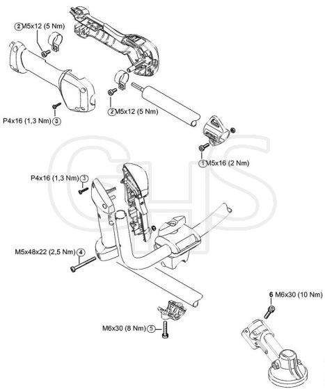 Genuine Stihl KM131 R / Q - Tightening torques