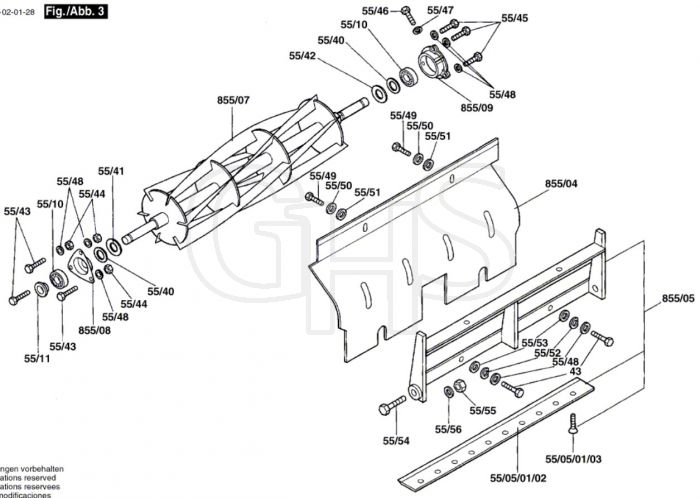 Atco Club B20 - F016L80907 - Cutter Assembly