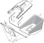 M480 R ES - 2008 - 292505523/UM8 - Mountfield Rotary Mower Grass Bag Diagram