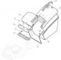 S42 PD Li - 2016 - 295432003/M16 - Mountfield Rotary Mower Grass Bag Diagram